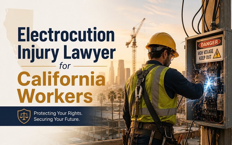 Electrocution injury lawyer reviewing a California worker’s electrical injury claim.