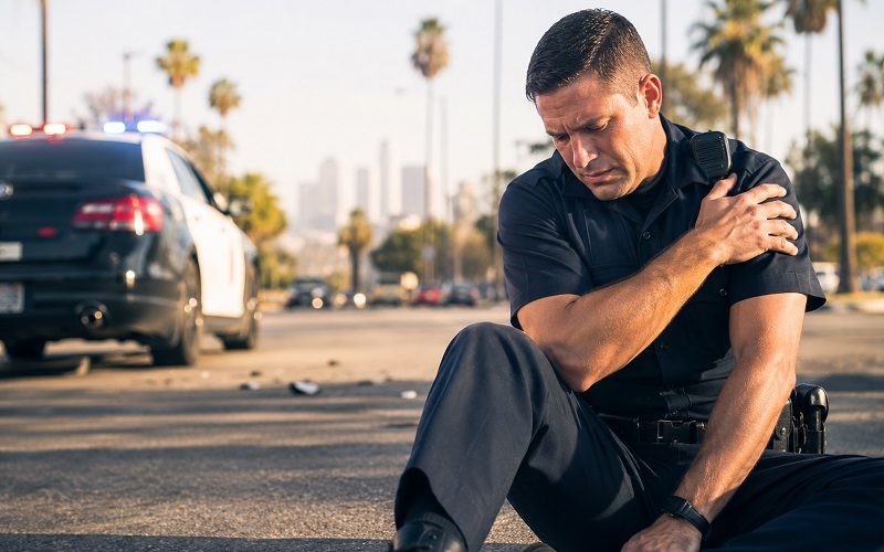 Legal support for injured police officers seeking compensation in California