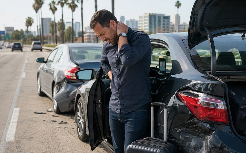 California Uber driver injury attorney representing a rideshare driver injured while working.